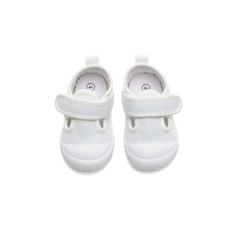 유아용 미끄럼 방지 코튼 메쉬 신발, 통기성 경량 TPR, 부드러운 밑창, 유아 트레이너