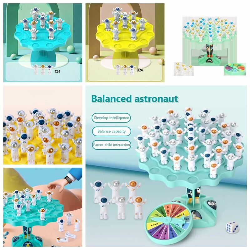 Zählen Baum Astronaut Balance Baum Spielzeug interaktive Montessori Eltern-Kind interaktive Tischplatte Spiel Trend Freizeit