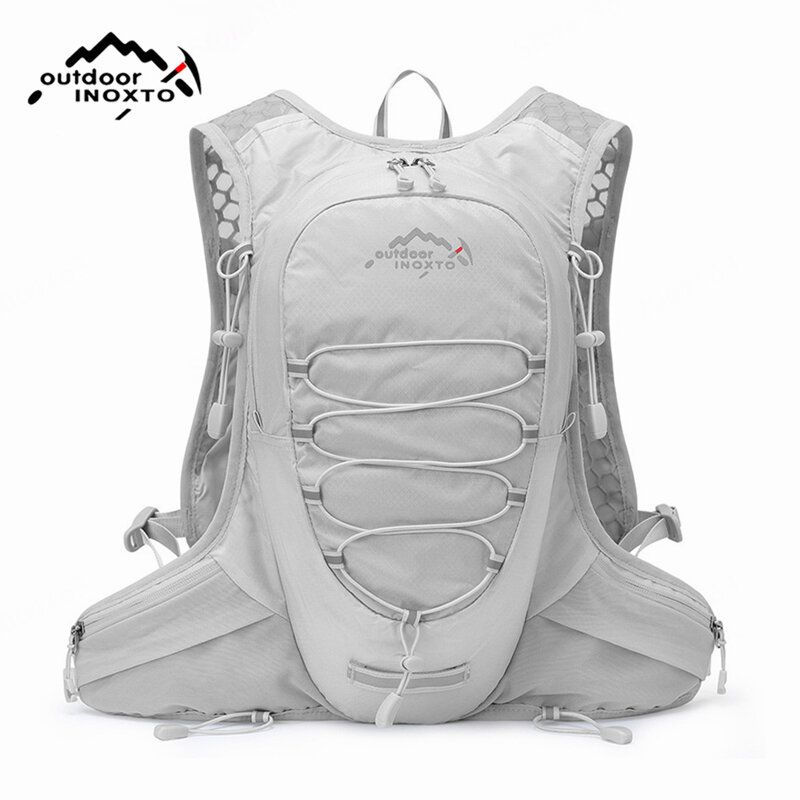 INOXTO Running Vest Backpack 12L Cycling Hydrating Backpack Hiking Outdoor Marathon Hydrating with 1.5L Water Bag