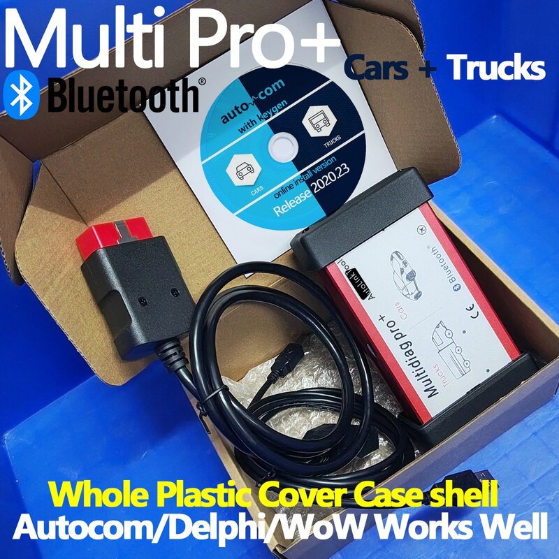 Doip Vci Ds Nieuwe Vci Single Board Green Pcb Bluetooth Multi-Led Online Diagnostische Functie Voor Ds Vd Tcs Auto 'S Zware Vrachtwagens
