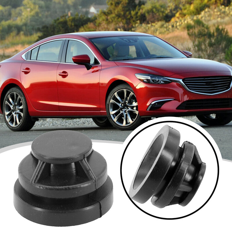 Auto Car Engine Cover Mounts Car Accessories 2 PCS Black Car Engine Cover Rubber Mount P30110238 Rubber None New