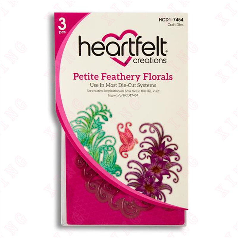 Craft szablony do albumu karty Petite Feathery Florals nowy Metal wykrojniki silikonowe stemple zestaw księga gości Diy dekoracje szablony