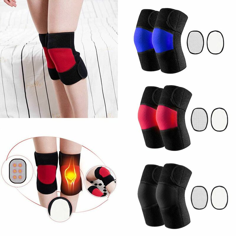 New Massage Outdoor Warm Cycling Plus v elvet Knee pads Selfheating Winter Magnet
