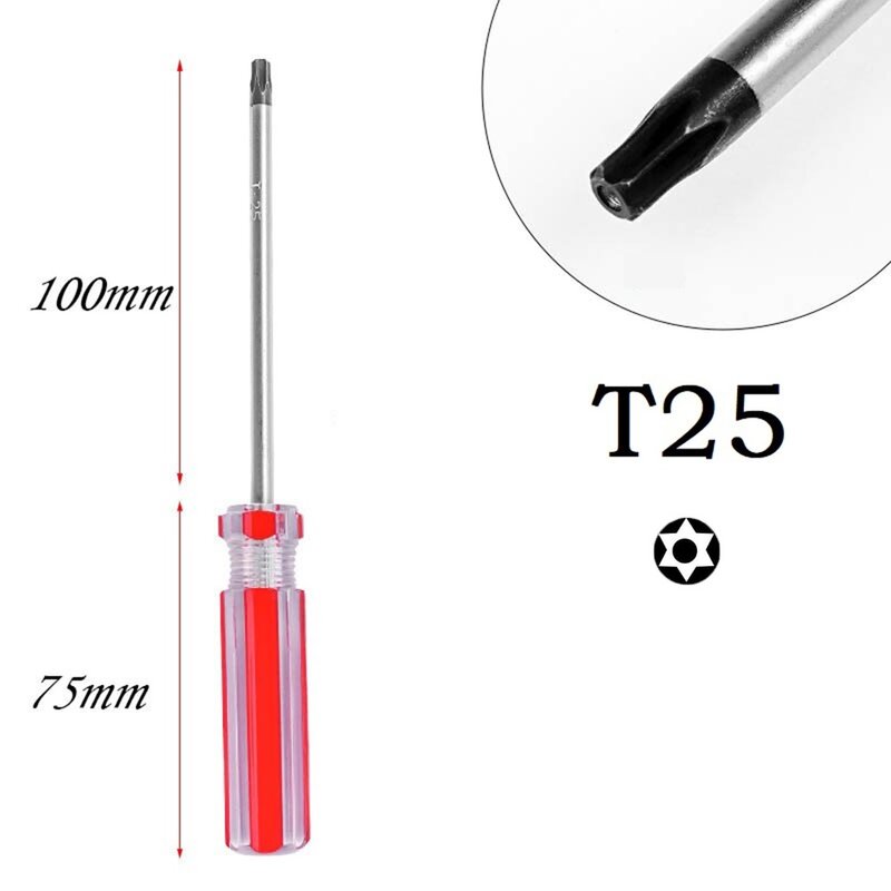 T15 T20 T25 T30 Obeng Magnet Presisi untuk 360 Alat Perbaikan Ponsel Pengendali Nirkabel Alat Tangan Obeng Torx