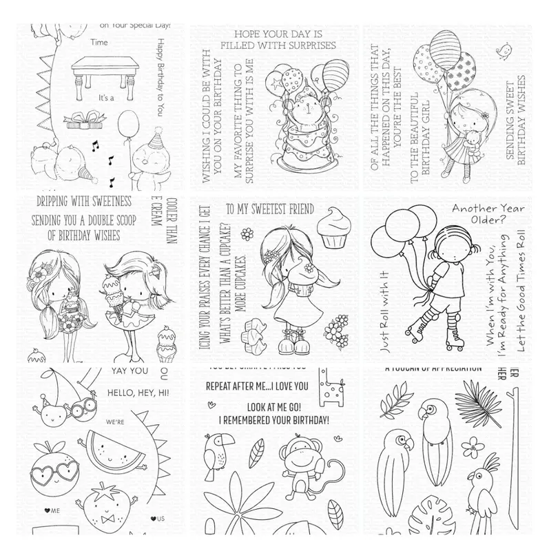 July 2021 NEW Metal Cutting Dies and Clear Stamp Set For Scrapbooking Paper Craft Handmade Card Album Punch Art Cutter