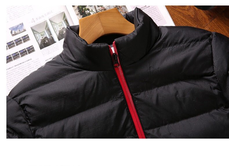 2022 두꺼운 남성 파카 자켓, 솔리드 스탠드 칼라 남성 방풍 캐주얼 남성 아웃웨어 코트 겨울 따뜻한 코튼 패딩 다운 자켓