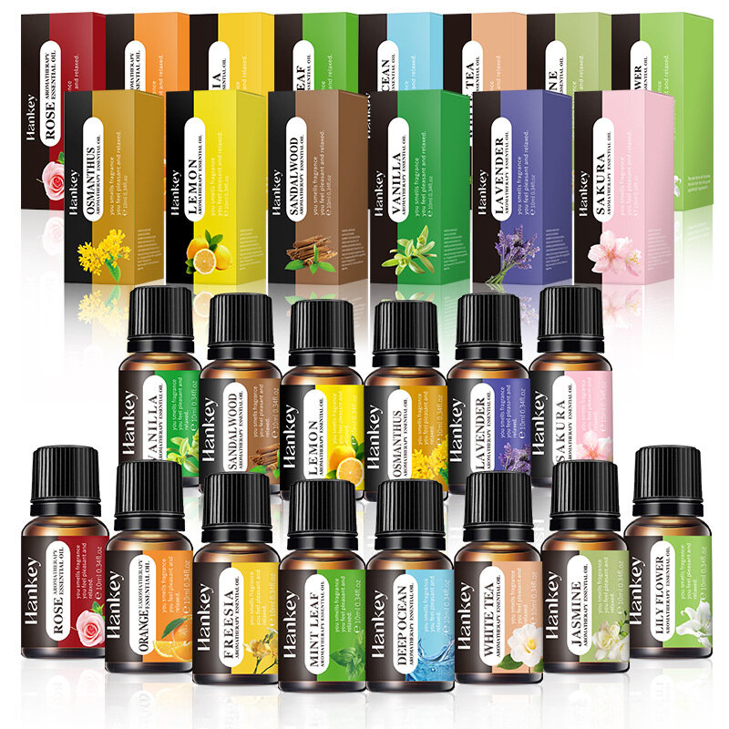 10ml Water-Soluble Aromatherapy Oil - Multiple Scents, Cozy Home Atmosphere, for Humidifiers & Flameless Diffusers