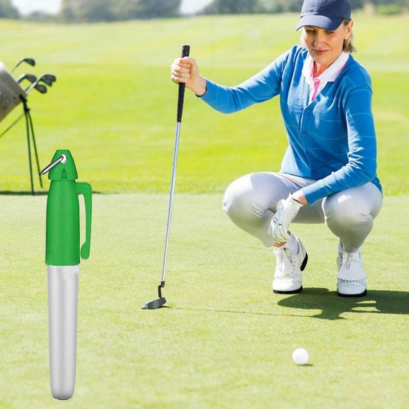 Golf Marker Gadget Stencil Sheets With Pens Golf Balls Scriber Golfs Balls Marker Gadget Manual Tool Golf Accessories New