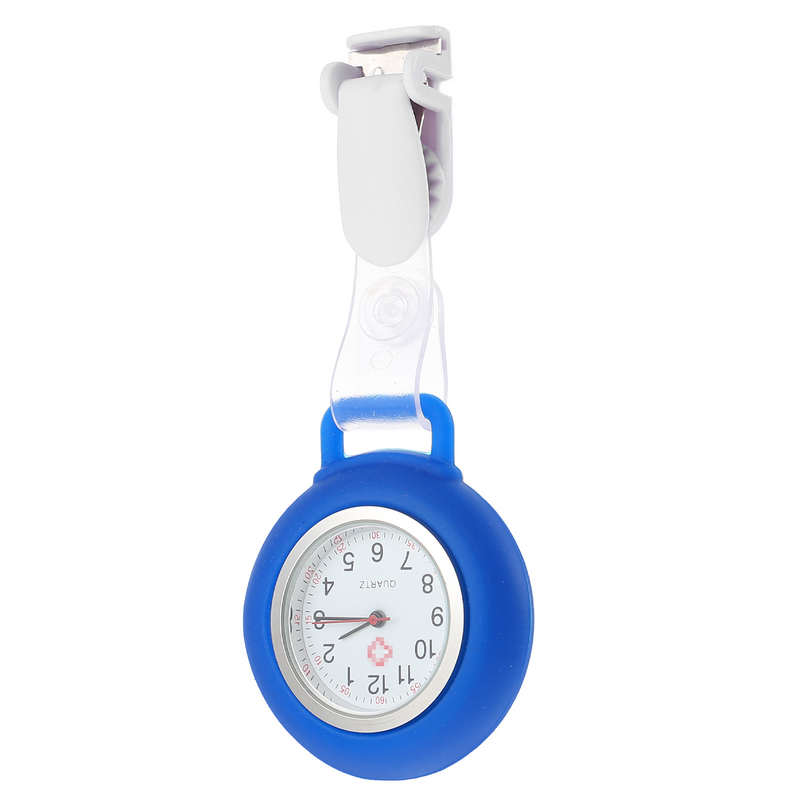 Multi-Function Clip Watch para senhoras, Relógios profissionais, Relógio de bolso portátil, Folhas fofas