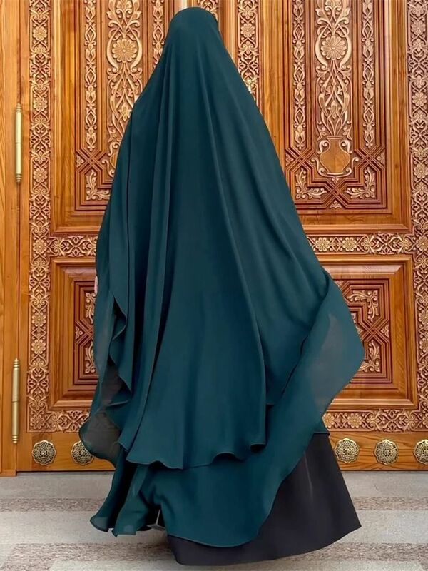 Vestido Ramadan Khimar para Mulheres, Arábia Saudita, Turquia, Islã, Hijab Muçulmano, Roupas de Oração, Abayas para Mulheres, Kebaya Robe