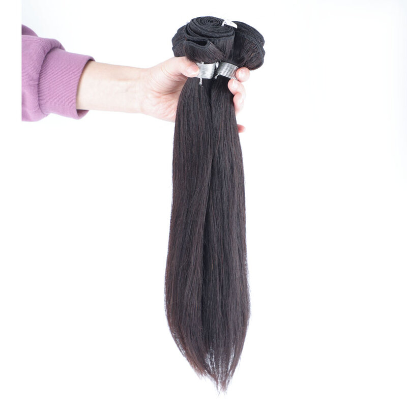 Прямые пучки, прямые волосы, 8-26 дюймов, Длинные индийские натуральные человеческие волосы, 1, 2, 3 пучка для черных женщин, натуральные пучки волос