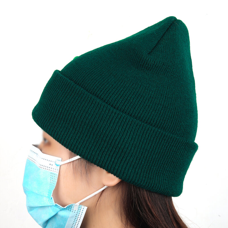 Game VALORANT Killjoy Cosplay Costume Hat Wool Knitted Winter Warm Green Beanie Cap Unisex Prop Accessories Gifts