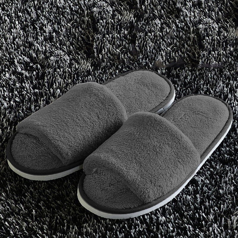 Zapatillas planas de moda de invierno, chanclas suaves y cálidas de lana de Coral, informales, para el hogar, para invitados