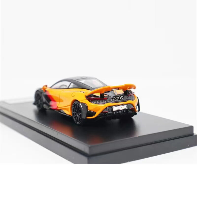 ЖК-дисплей 1:64 модель автомобиля 765LT коллекция литых под давлением супер-автомобилей-красный, оранжевый