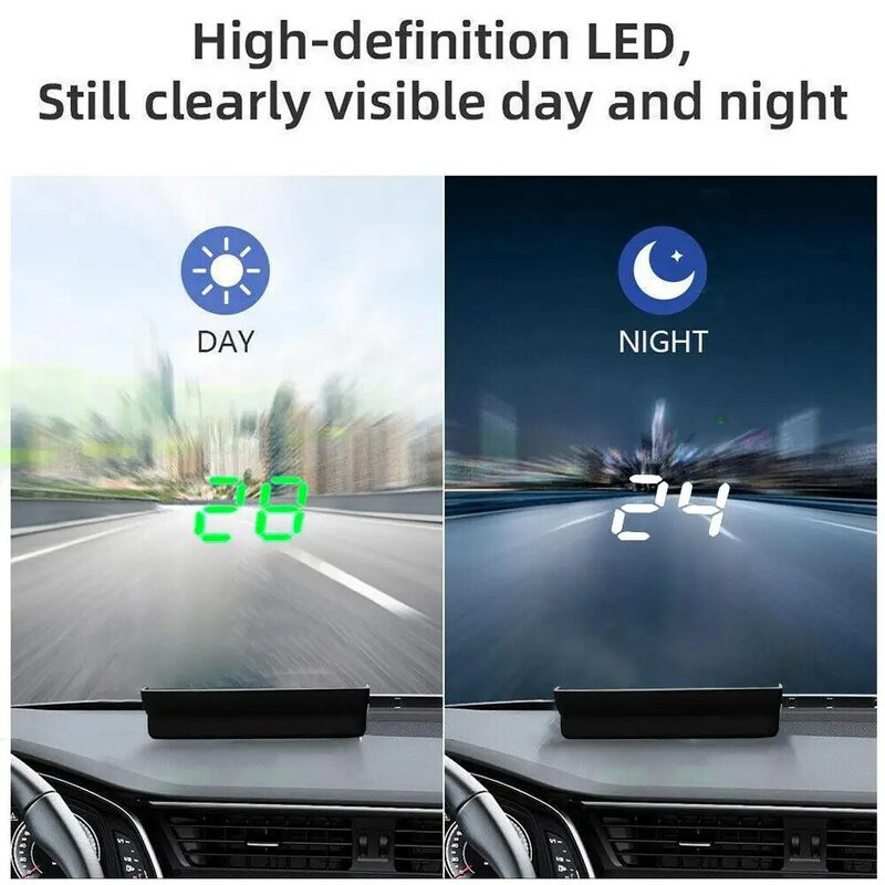 Auto Head Up HD Display GPS Tacho Geschwindigkeit kmh Digital Hud Windschutz scheibe Projektor für alle Autos Auto Elektronik Zubehör