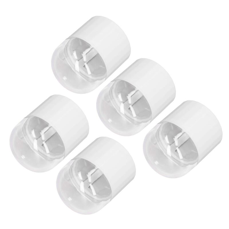 Portable Makeup Sponge Holder with Hollow Airy Bracket - White Beauty Sponge Container for necklaces 
