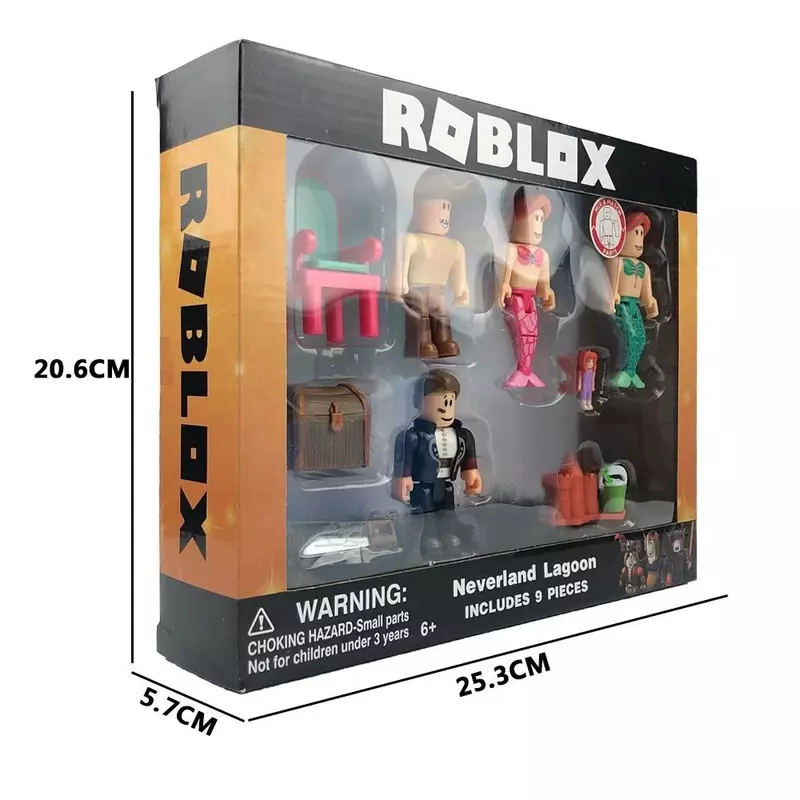 Figura Roblox de mundo Virtual para niños, juguete de bloques de juguete, juguete de decoración, modelo de mano periférica