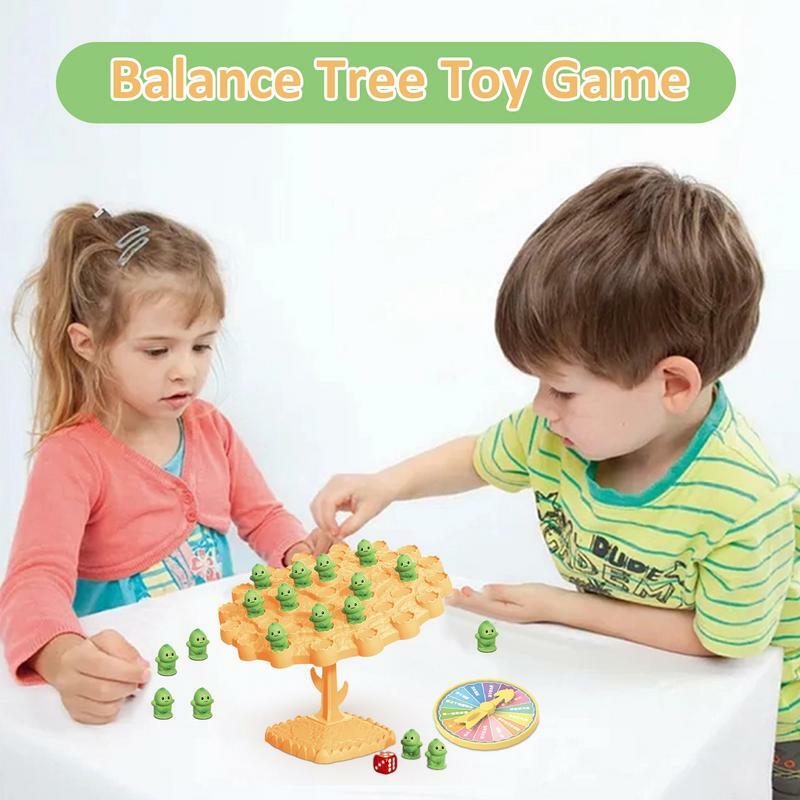 Frog Balance Tree Game Montessori Educational Frog Animal Balance Game Toys Math Toy Frog Balancing Board Puzzle toys For Kids