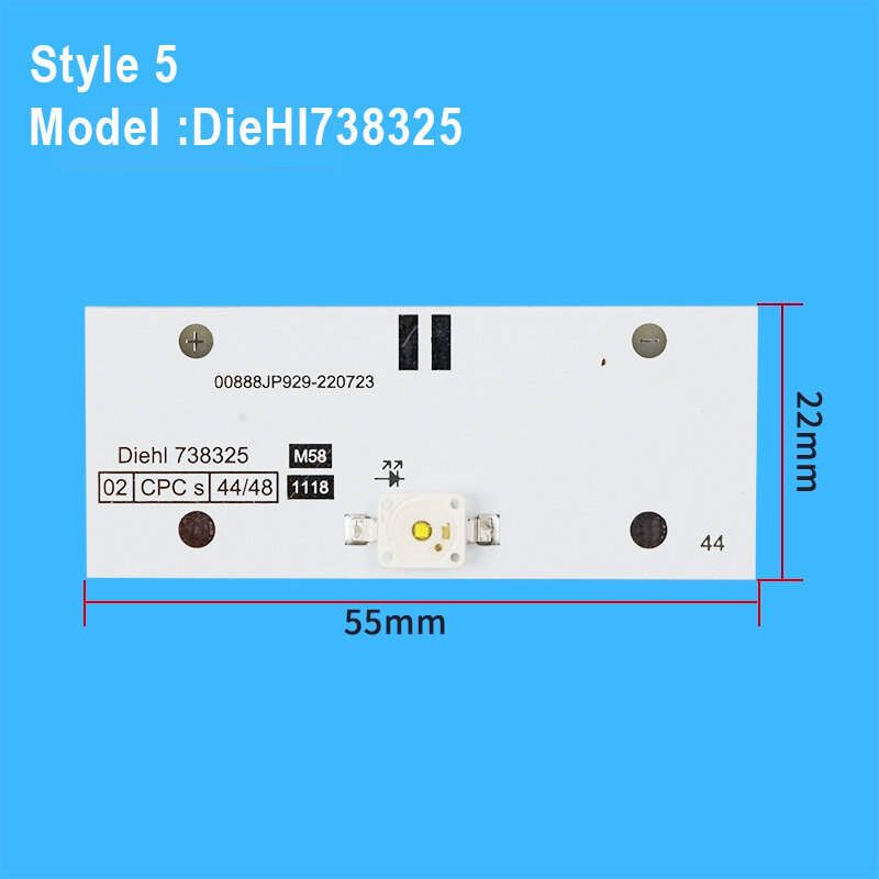 지멘스 보쉬 냉장고용 냉장 조명 LED 스트립 부품, DieHI738325 DC12V