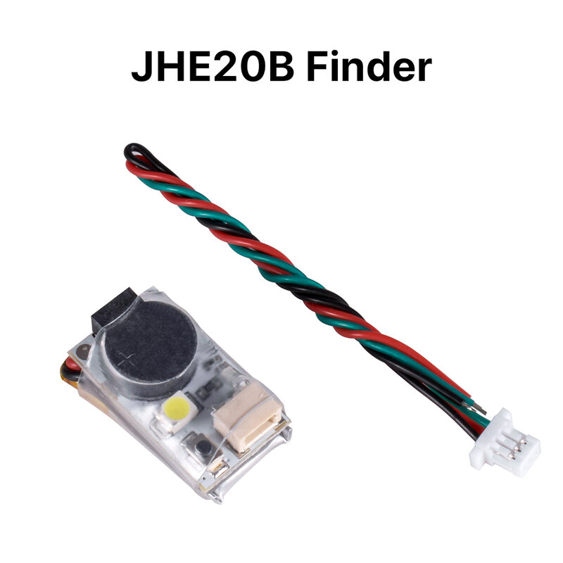 JHEMCU-Super Alto Buzzer Anti-perdido, Buzzer Tracker, campainha LED, alarme bip para RC FPV Drone, JHE42B JHE20B Finder Mini 5V