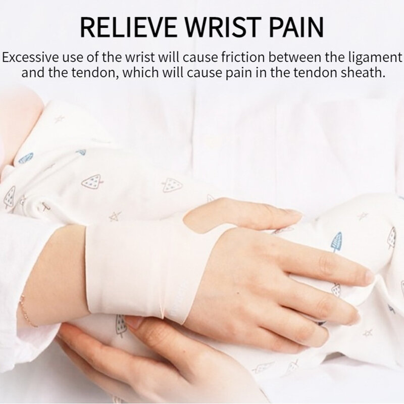 Protège-poignet de compression mince réglable pour hommes et femmes, orthèse de poignet d'entorse, gaine de tendon, support de sécurité pour l'exercice, 1PC