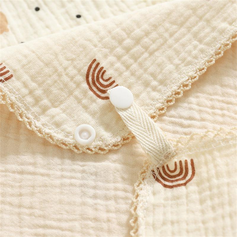 Муслиновое квадратное полотенце, детские одеяла, полотенце для успокаивания новорожденных, хлопковое детское одеяло, тканевое Прорезыватель для зубов, детские вещи с кнопками