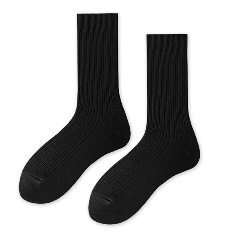 Socks, men's pure cotton spring and summer socks, deodorizing and sweat-absorbing black boat socks,  heated socks