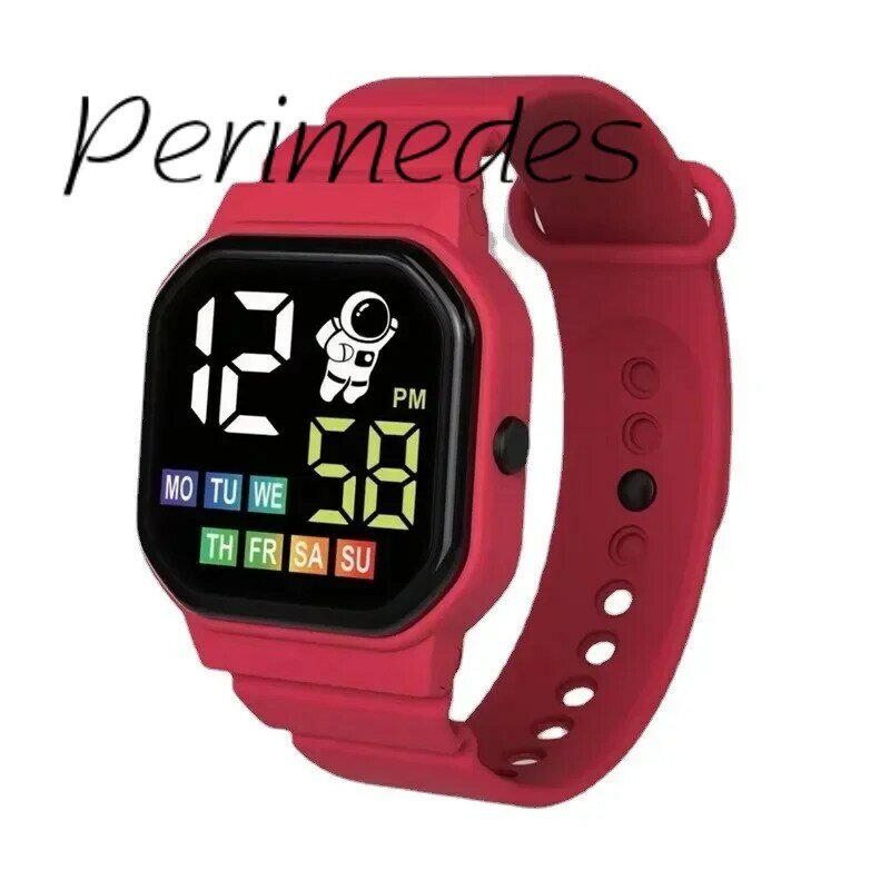 Children'S Sports Watch Adjustable Silicone Strap 2024 Display Ligghtweight Suitable Outdoor Electronic Watch Fashion Reloj