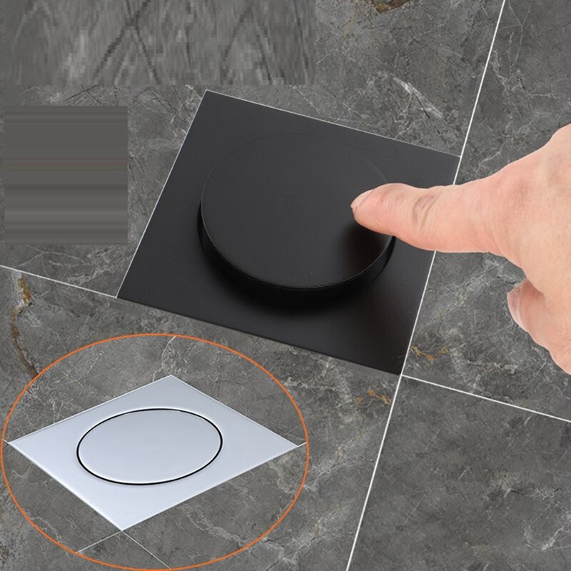 Square Shower Floor Drain Shower Floor Drain Kit Sink Stopper With -Up Function