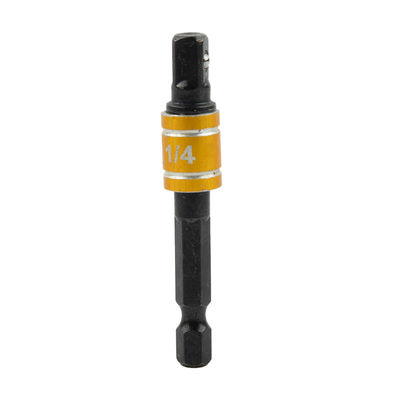 Brand New High Quality Socket Adapter Power Tool Extension Bar Hex Shank Impact Driver Spring Ball Lock 1/4 3/8 1/2 1pc