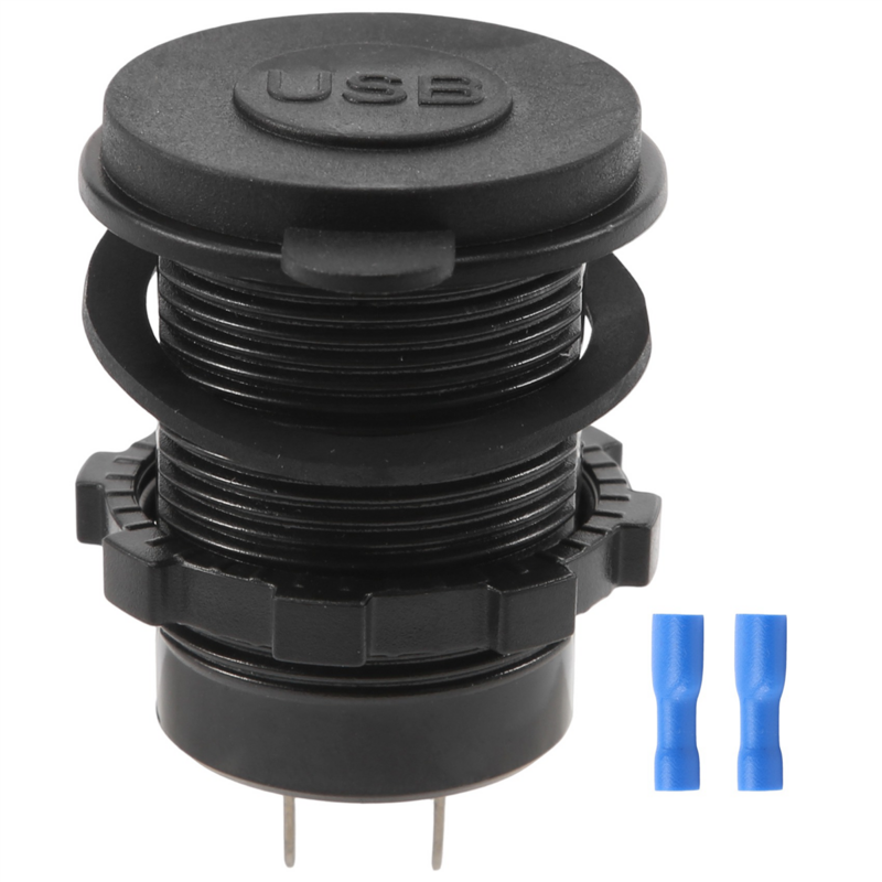 5V 4.8a Dual Usb Lader Socket Adapter Stopcontact Voor 12V 24V Auto Schip Rv