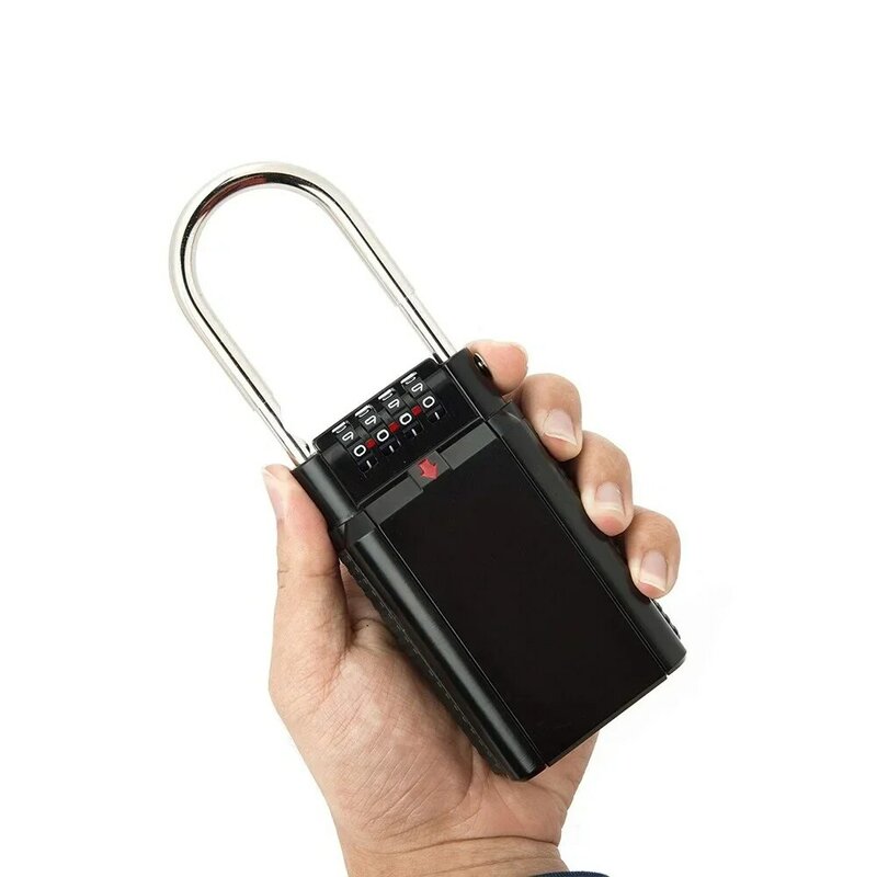 Ombination-Boîte de rangement étanche pour clés, verrou à 4 chiffres, avec mot de passe