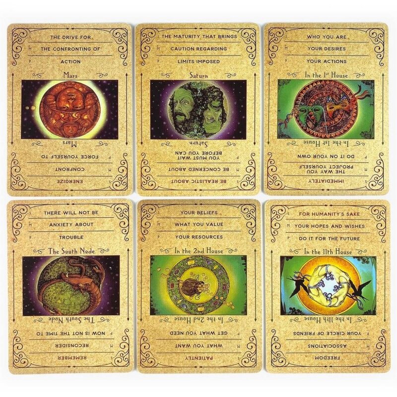 Карточки для отдыха с надписью «Карма-Оракул», настольная игра, предсказание удачи, колода Таро 11*6,5 см, 5C
