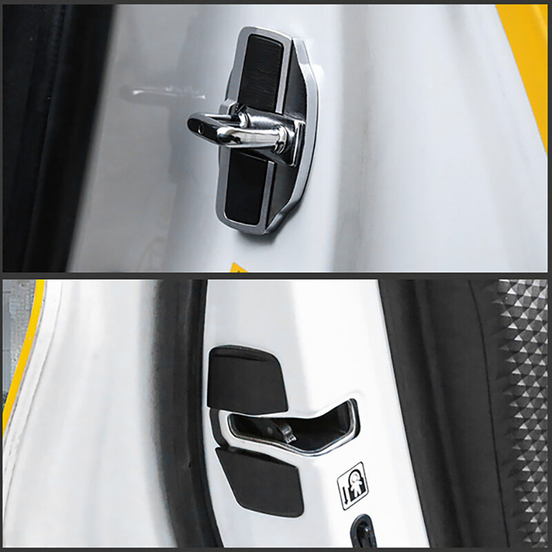 1 Set penutup Stopper kait pelindung kunci pintu Stabilizer pintu untuk Honda Accord Civic CRV HRV Odyssey