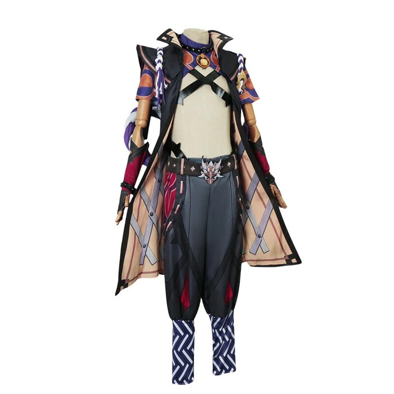 Disfraz de Arataki Itto, uniforme de Anime, ropa de fiesta de Carnaval y Halloween