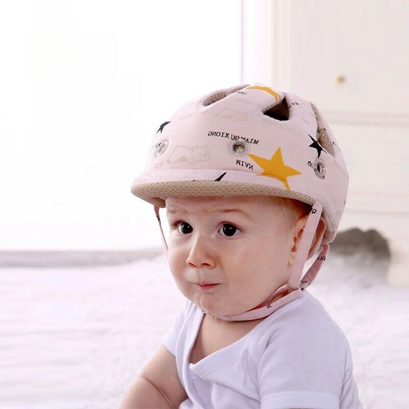 Dziecięcy kapelusz dla niemowląt, kapelusz ochronny dla malucha, kask dla malucha, kask bezpieczeństwo malucha i czapka dla ochrona przed upadkiem