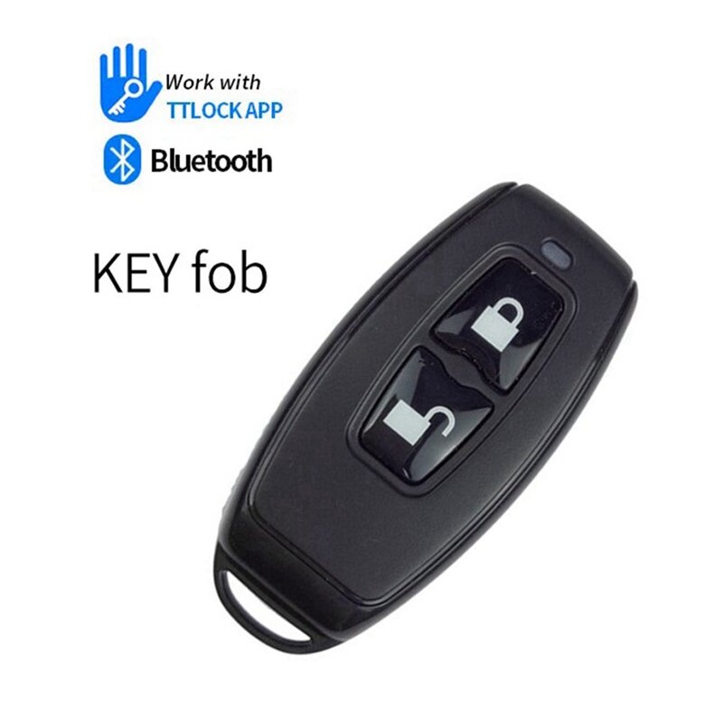 Controle Remoto Sem Fio Bluetooth Key Fob, Smart Door Lock Devices, Trabalhar com Ttlock APP, Fácil Instalação, TTLOCK, 2.4GHz
