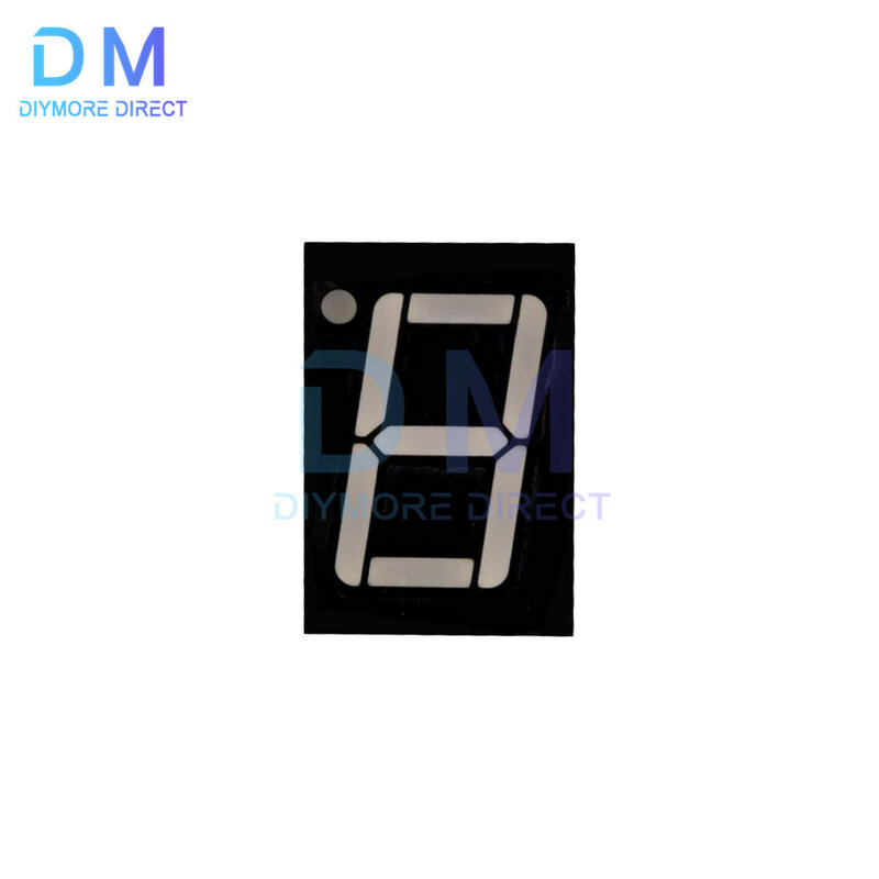 Светодиодная точечная матрица, 1-значная цифровая трубка, модуль управления дисплеем, синий, 3,3 В, 5 В, микроконтроллер, Последовательный драйвер, 7-сегментный