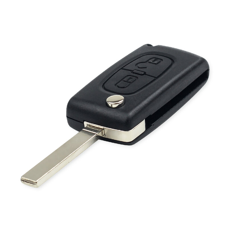 KEYYOU 2/3 кнопочный откидной дистанционный ключ для автомобиля 433 МГц для Citroen C1 C2 C3 C4 C5 Berlingo; Picasso для Peugeot 207 307 ID46 CE0536 CE0523