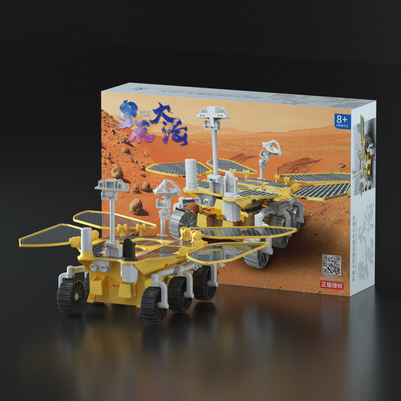 Сборка «сделай сам» на солнечной батарее Mars Rover, Электрический механический автомобиль, научная техника, головоломка, игрушка, бионический умный робот, автомобиль, игрушки, Обучающие блоки, игрушки