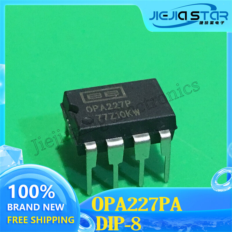 OPA227P OPA227PA OPA227 100% 브랜드, 고정밀 저소음 Op 칩, 최신 전자 IC, 오리지널 DIP8, 4 개, 무료 배송