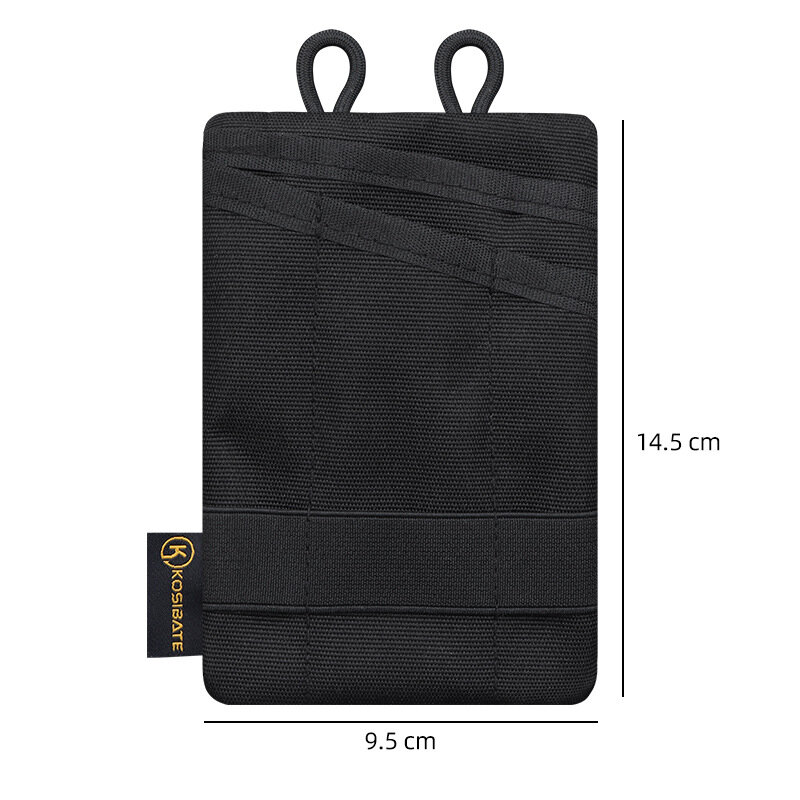 Tactische Edc Molle Pouch Mini Wallet Card Key Riem Taille Verpakking Camping Wandelen Portemonnee