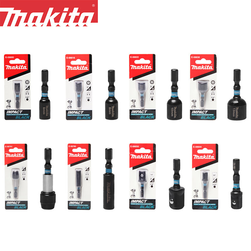 MAKita-インパクトドライバー,ドライバー,ドリル,電動工具用のブラックドライバーキット