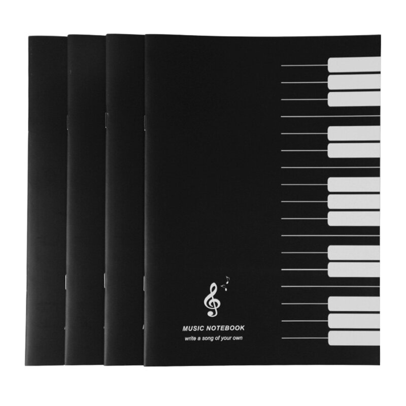 1Pc 16K Nhạc Đa Năng Thực Hành Máy Tính Xách Tay Di Động Đàn Piano Vĩ Cầm Kèn Số Điểm Trống Vở Nhạc Kịch Năm Dòng Ký Hiệu sách