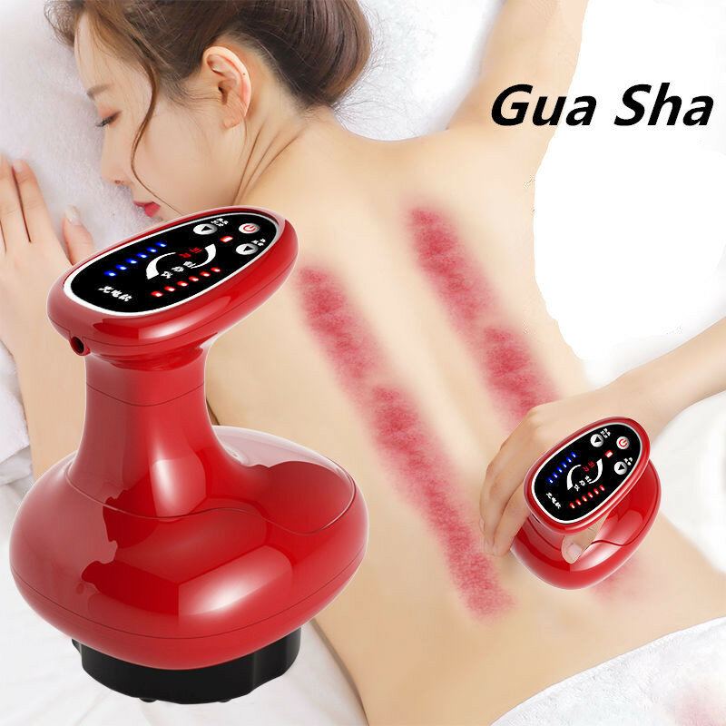 Массажер Guasha для тела, спины, массажер для целлюлита, массажер для ног, массажер для шеи и спины, электрический стимулятор мышц