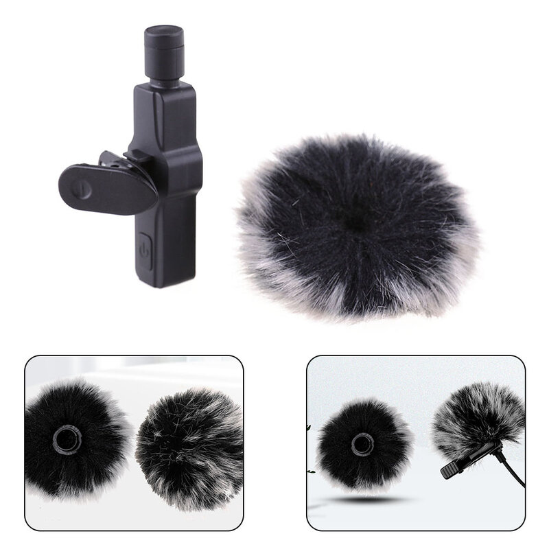 1pc Mikrofon Wind Muffs pelzige Windschutz scheibe Mikrofon Muff für 5-12/15mm Mikrofon Pelz Wind abdeckung Outdoor Pro Audio Zubehör