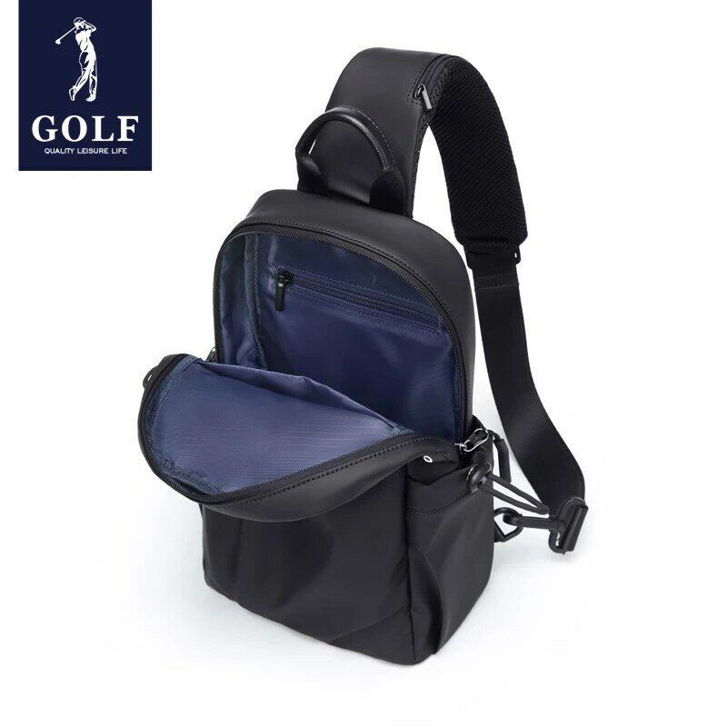 Новая нагрудная сумка для гольфа, Мужская модная трендовая брендовая сумка через плечо, спортивная сумка через плечо, многофункциональная Повседневная холщовая нагрудная сумка