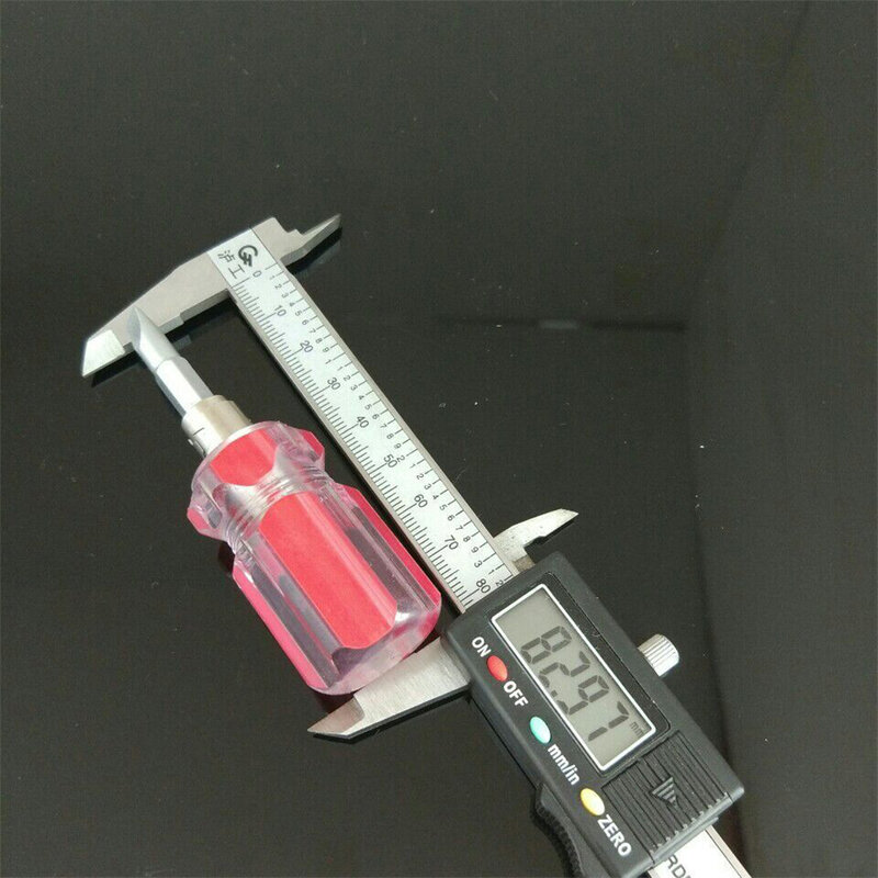 Kit de chave de fenda mini chave de fenda portátil pequena cabeça de rabanete transparente manopla reparo ferramentas manuais reparo de bicicleta de precisão