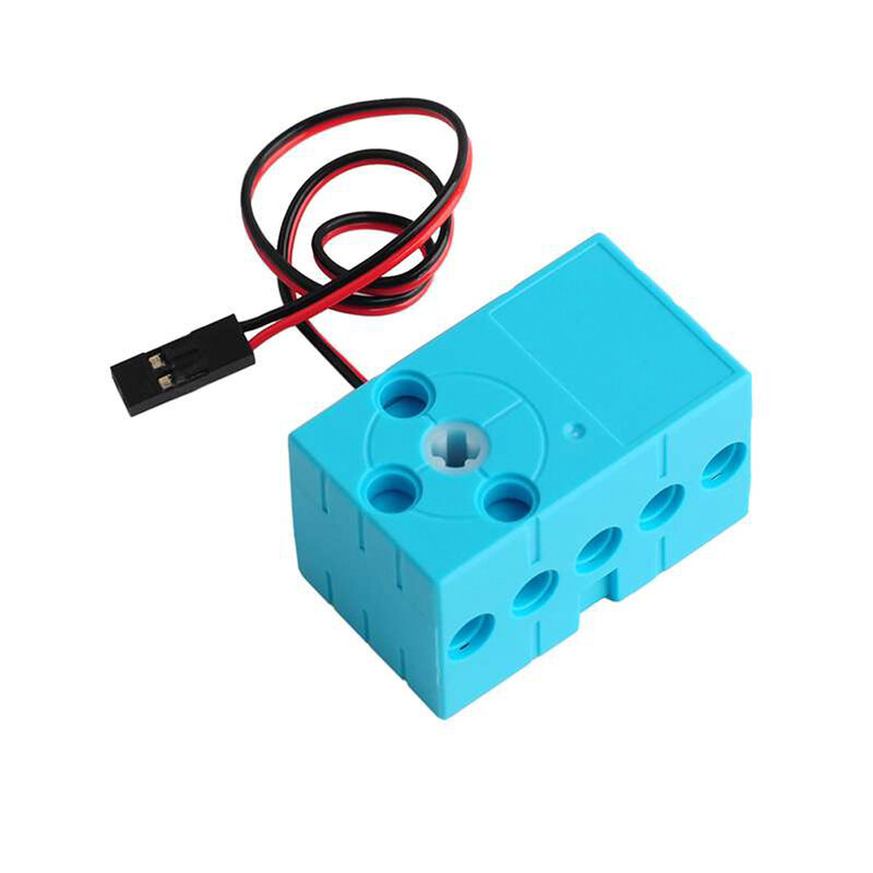 0.7kg 360Degree Continuous Rotation Slow Motor Dual Output High Torque Compatible with legoeds Building Block Microbit Geekservo