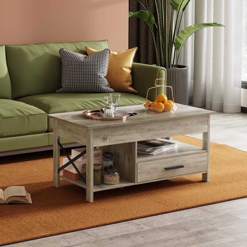Couch tisch mit Aufbewahrung Couch tische für Wohnzimmers tühle verstecktes Fach und Metallrahmen Esszimmer setzt Möbel